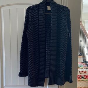 Matty M Black Textured Women's Cardigan